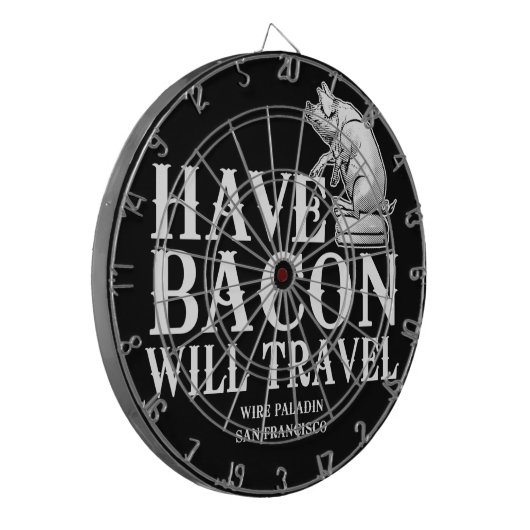 Bacon wird reisen dartscheibe (Vorderseite Links)