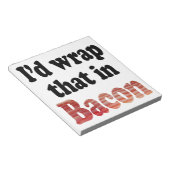 Bacon Wrap Notizblock (angewinkelt)