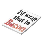 Bacon Wrap Notizblock (Rotiert)