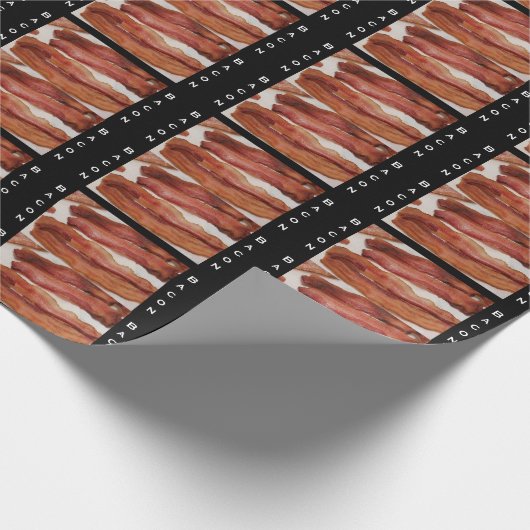Bacon Wrapping Paper Geschenkpapier (Ecke)