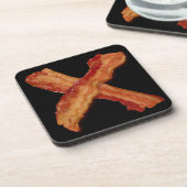 Bacon X O X LIEBE Getränkeuntersetzer (Linke Seite)