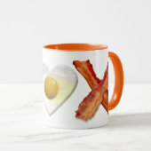 Bacon X O X LIEBE Tasse (VorderseiteRechts)