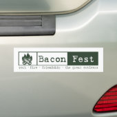 BaconFest Autoaufkleber (Auf Auto)