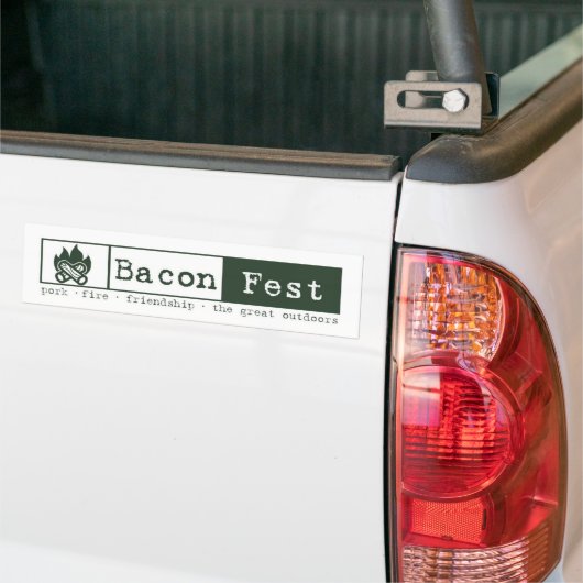 BaconFest Autoaufkleber (Auf Lkw)