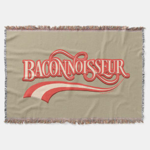Baconnoisseur (Bacon Liebhaber) werfen Decke