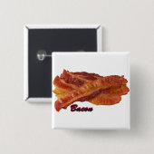 Baconstreifen Button (Vorne & Hinten)