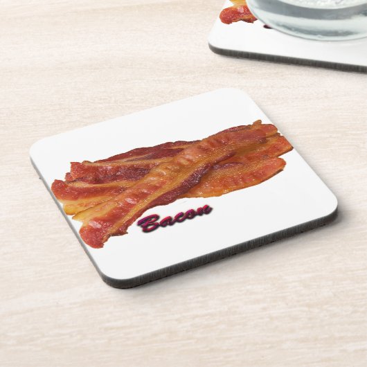 Baconstreifen Getränkeuntersetzer (Linke Seite)