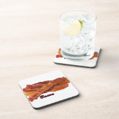 Baconstreifen Getränkeuntersetzer (Rechte Seite)