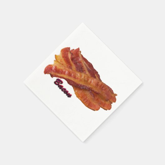 Baconstreifen Serviette (Ecke)