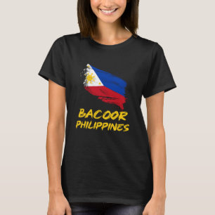 Bacoor Philippinen PR Filipino Heritage-Flagge T-Shirt