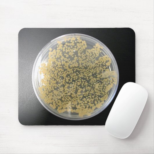 Bacteria Culture Plate Mousepad (Mit Mouse)