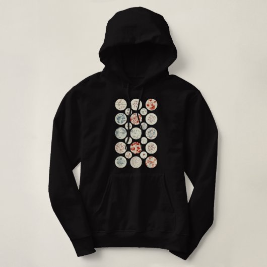 Bacteria lustige Mikrobiologie Bacteria Wissenscha Hoodie (Design vorne)