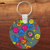 Bacteria Wallpaper Schlüsselanhänger (Vorderseite)