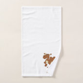 Bactrian Camel Design Monogrammed Badhandtuch Set (Handtuch)