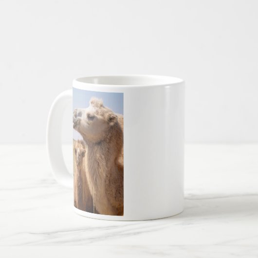 Bactrian Camel Portrait Kaffeetasse (Vorderseite Links)