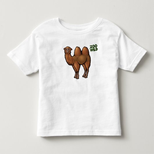 Bactrian Kamel Kleinkind T-shirt (Vorderseite)