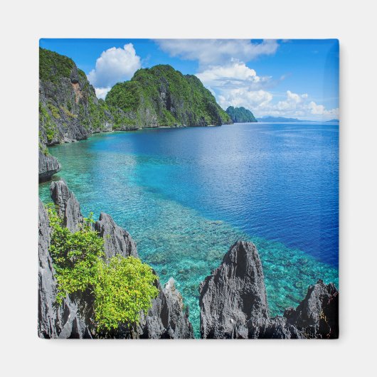 Bacuit-Archipel-Landschaft Magnet (Vorne)