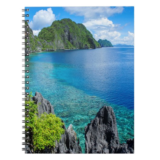 Bacuit Archipel Seascape Notizblock (Vorderseite)
