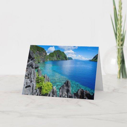Bacuit Archipelago Seascape Karte (Vorderseite)