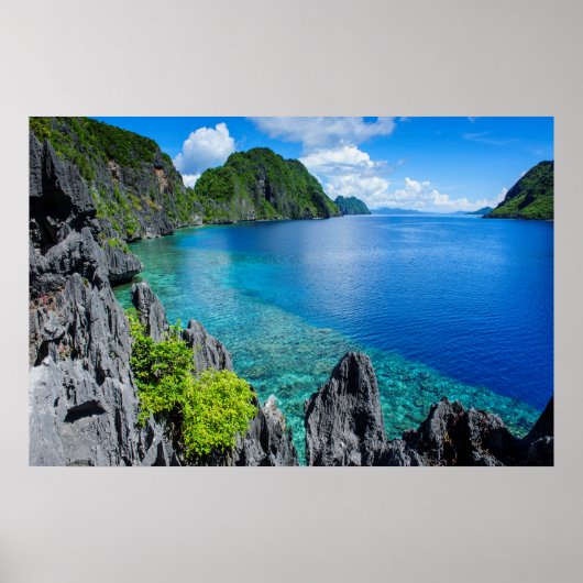 Bacuit Archipelago Seascape Poster (Vorne)