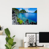 Bacuit Archipelago Seascape Poster (Heimbüro)