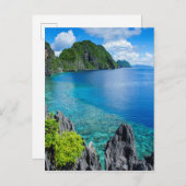 Bacuit Archipelago Seascape Postkarte (Vorne/Hinten)