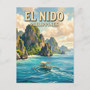 Bacuit-Bucht, El Nido Philippinen Postkarte