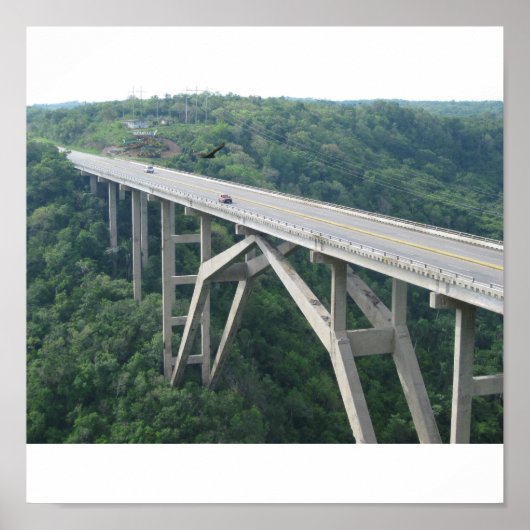 Bacunayagua-Brücke, Kuba Poster (Vorne)