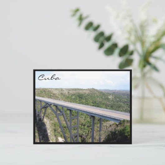 Bacunayagua-Brücke Postkarte (Stehend Vorderseite)