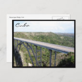 Bacunayagua-Brücke Postkarte (Vorne/Hinten)