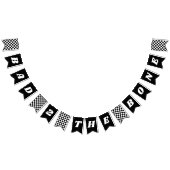 Bad 2 the Bone Checkered 2nd Birthday Wimpelkette (Alle)