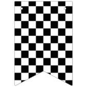 Bad 2 the Bone Checkered 2nd Birthday Wimpelkette (Erste Fahne)