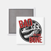 BAD an KNOCHEN Magnet (Vorderseite/Rückseite)