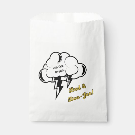 Bad and Boo-jee-Gefallen Geschenktütchen (Vorderseite)