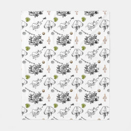 Bad and Boo-jee Gothic Halloween Fleecedecke