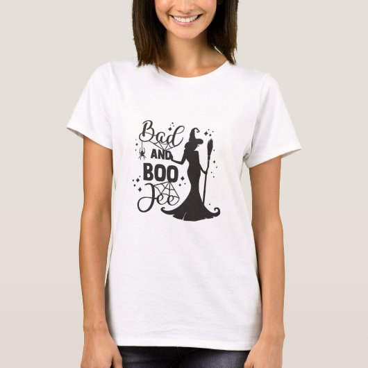 Bad and Boo Jee Halloween T-Shirt (Vorderseite)