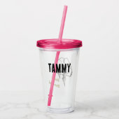 Bad and Boo-jee Travel Acryltrinkbecher (Rückseite)