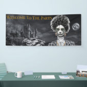 Bad and Boojee Gothic Halloween-Party Banner (Messe)