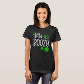 Bad and Boozy St Patricks Day party Drinking St Pa T-Shirt (Vorne ganz)