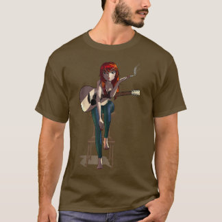 Bad Anime Girl Japanisch Otaku Kawaii Kleidung Ani T-Shirt