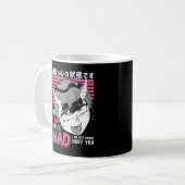 Bad Anime Girl Otaku Angry Manga Devil Kaffeetasse (Vorderseite Links)