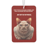 Bad Attitude Cat Autolufterfrischer (Rückseite)