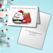 Bad Attitude Weihnachtskarte Karte