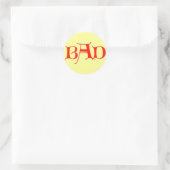 BAD-Aufkleber Runder Aufkleber (Tasche)