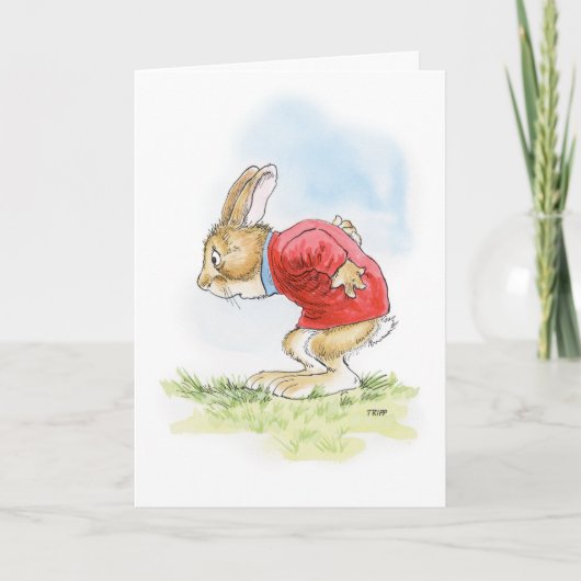 Bad Back Birthday Card Karte (Vorderseite)