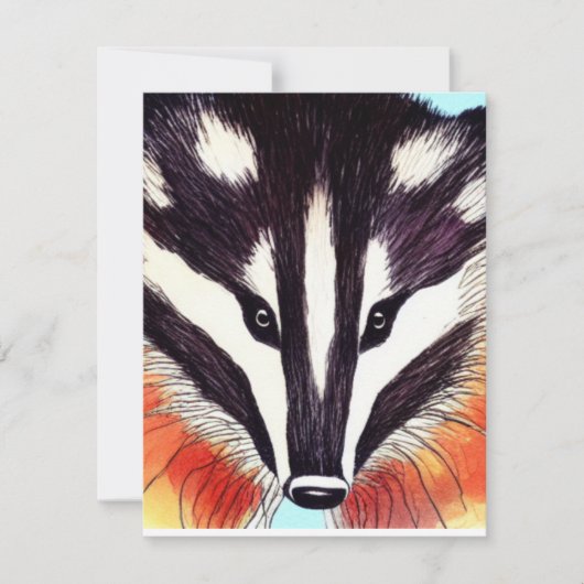 Bad Badger Mitteilungskarte (Vorderseite)