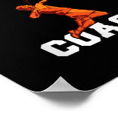 Bad Badminton Coach  Poster (Ecke)