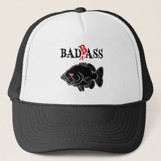 Bad Bass Truckers Hat Truckerkappe (Vorderseite)