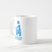 Bad Blogger Kaffeetasse (Vorderseite Links)