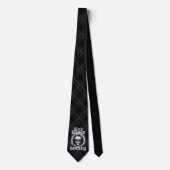 Bad Bonez Hockey Krawatte (dunkel) (Vorderseite)